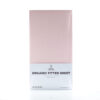 Mama Designs 100% Organic Cotton Interlock Jersey Fitted Sheet in Pink